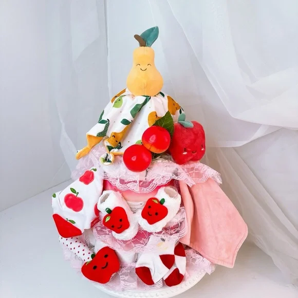 Fruits Diaper Cake,Baby Shower Gift